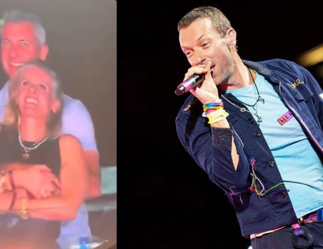 Chris Martin activa la Kiss Cam… y desata un escándalo de infidelidad en pleno concierto de Coldplay