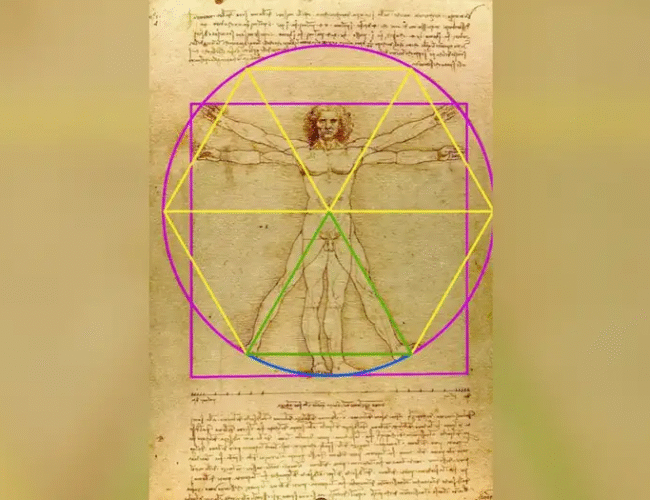 ¿El secreto estaba en la mandíbula? Dentista descifra la geometría oculta del Hombre de Vitruvio