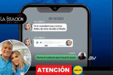 Se revela chat entre la alcaldesa María Fernanda Vargas y el Narcotraficante Leandro Norero