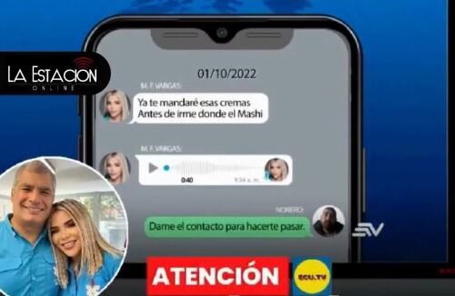 Se revela chat entre la alcaldesa María Fernanda Vargas y el Narcotraficante Leandro Norero