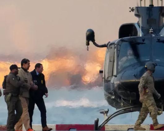 Maduro llega a un tribunal de Nueva York en su primera comparecencia ante un juez