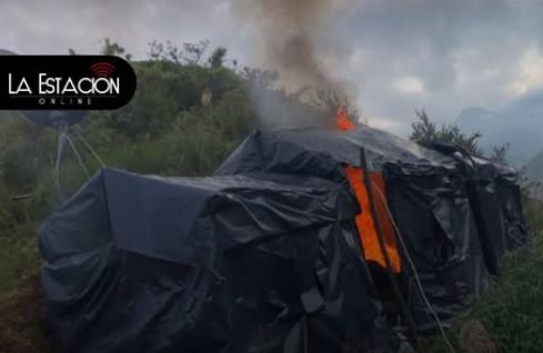 Fuerzas Armadas desmantelan 40 campamentos de minería ilegal en el río Santa Bárbara, Azuay