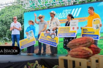 El gobierno impulsa el Agro y fortalece a las familias para asegurar que Ecuador crezca desde su tierra
