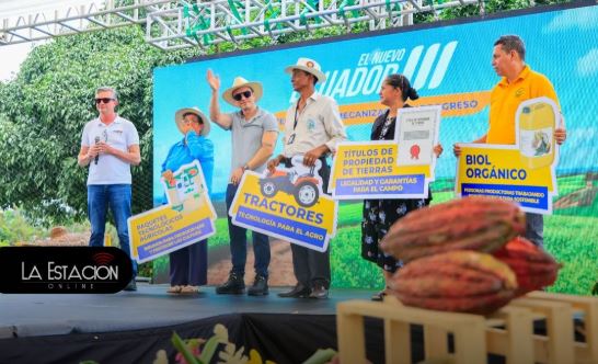 El gobierno impulsa el Agro y fortalece a las familias para asegurar que Ecuador crezca desde su tierra