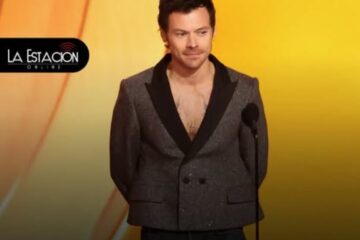 Harry Styles vuelve a los Grammy con Blazer Dior brillante