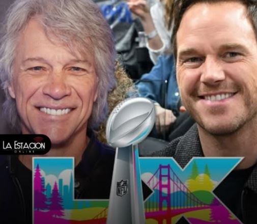 Jon Bon Jovi y Chris Pratt serán los presentadores de equipos en el Super Bowl