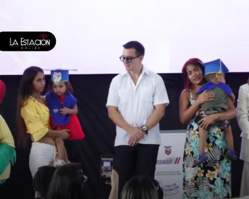 Gobierno de Noboa resalta que 433.000 niños superaron la desnutrición crónica infantil