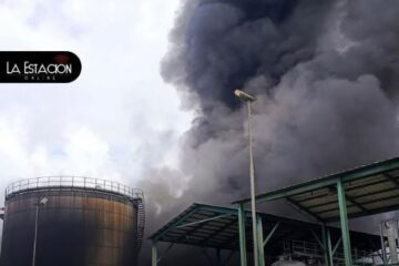 Petroecuador declaró la emergencia en la refinería de Esmeraldas, tras incendio