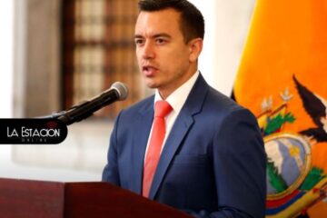 Presidente Noboa se solidarizó con familiares de funcionario del hospital Teodoro Maldonado Carbo asesinado este martes