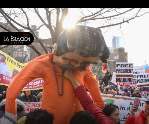 Protestas por Maduro generan tensión en tribunal de Nueva York