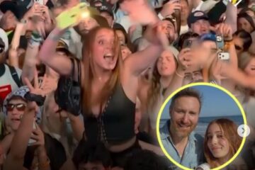David Guetta vio entre el público a su hija y su reacción no tiene precio