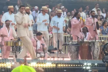 ¡Quevedo sorprendió en el último concierto de Bad Bunny en Madrid!
