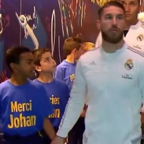 📌#NOTIESTACIÓN: Una curiosa imagen del pasado volvió a hacerse viral en redes sociales al mostrar a Sergio Ramos junto a Lamine Yamal, muchos años antes del debut profesional del joven futbolista con el FC Barcelona.