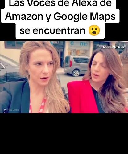 ¿Te imaginas que las voces de Google Maps y Siri se encontraran cara a cara en la vida real?
