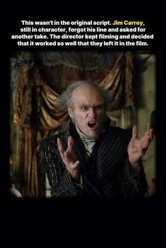 Una escena de «Lemony Snicket: Una serie de eventos desafortunados» volvió a hacerse viral por la capacidad de improvisación de Jim Carrey durante el rodaje de la película.